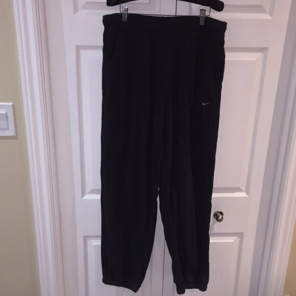 Nike Men’s Track Jogging Activewear Pants Polar Fleece Black Size XXL - Picture 1 of 11